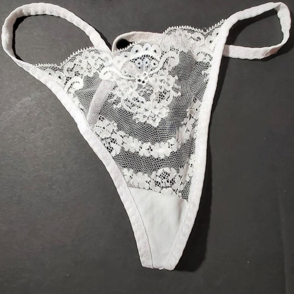 🍑 Hot Erotic Lingerie, Vista White Women's g string 🍑